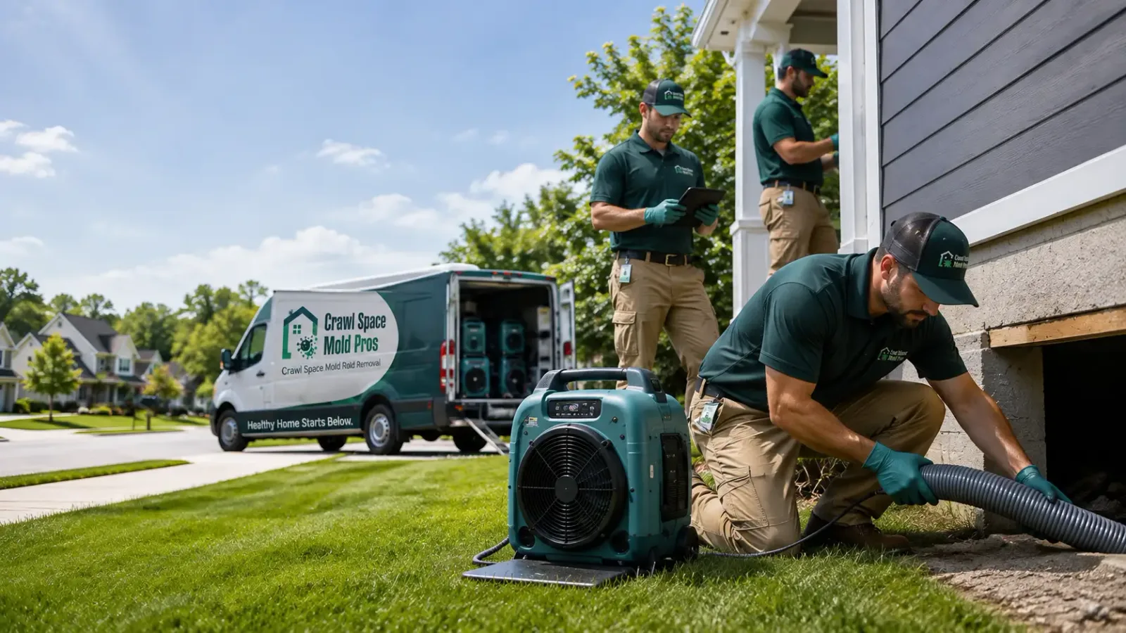 Crawl Space Mold Removal in Loganville, PA